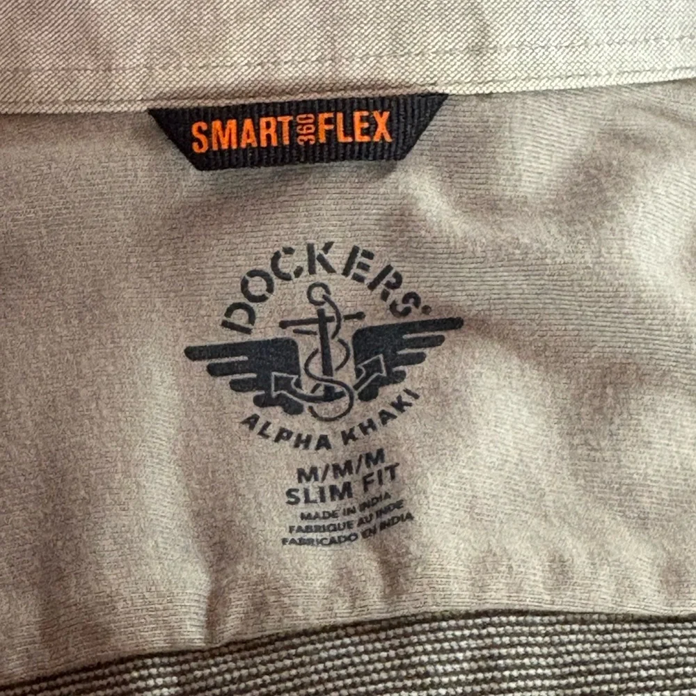 Docker Men's Alpha Ultimate Slim-Fit Smart 360 Flex Stretch Shirt Size M - Picture 7 of 8